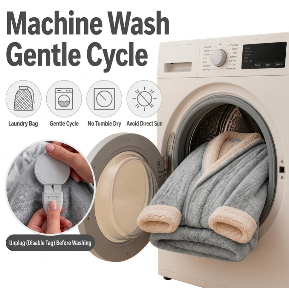 PeltoHug™ - Premium tragbare Robe